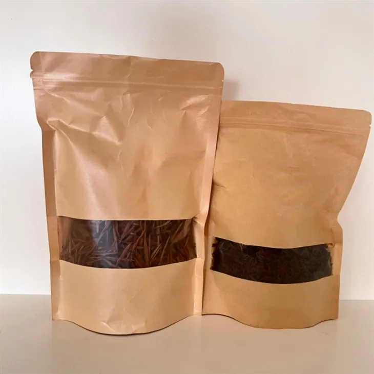 Stojące woreczki z okienkiem